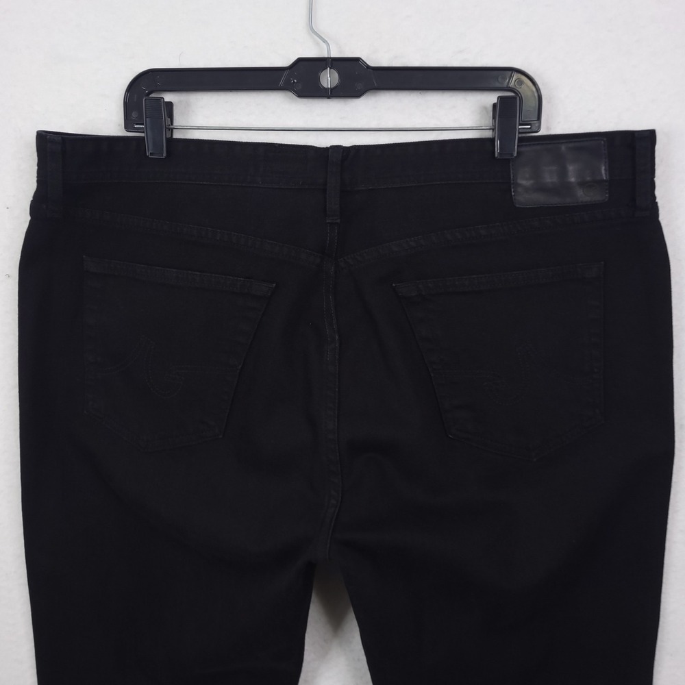 AG Adriano Goldschmied The Graduate Jeans Mens Black Size 40x34 Fit 40x30 - Picture 11 of 16